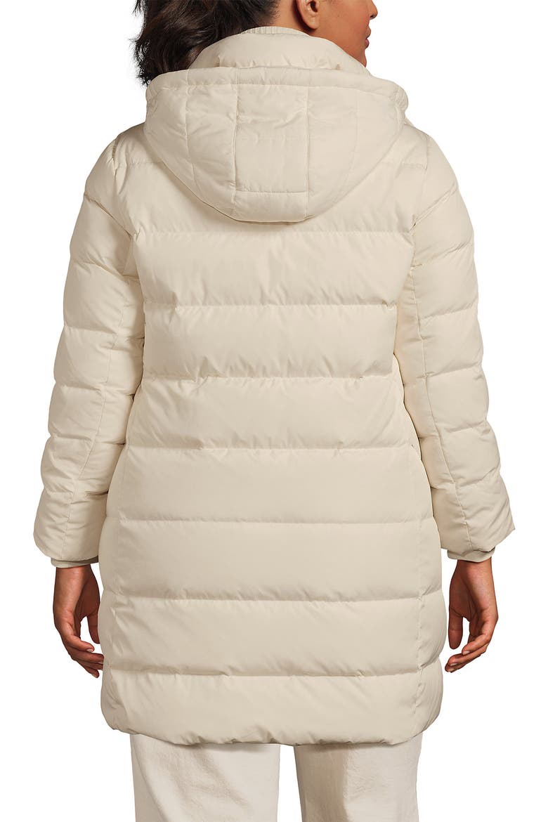 Down Winter Coat, Alternate, color, Ivory Pearl