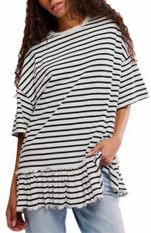 Free People Why Yes Stripe T-Shirt