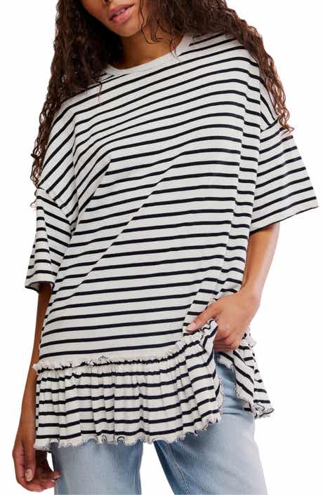 Free People Why Yes Stripe T-Shirt