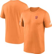 Nike Men's Nike Orange Tampa Bay Buccaneers Sideline Alt Pack Small Logo Legend Performance T-Shirt