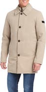 Vince Camuto Rain Tek Coat with Removable Bib