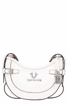 Blake Faux Leather Belted Hobo Bag