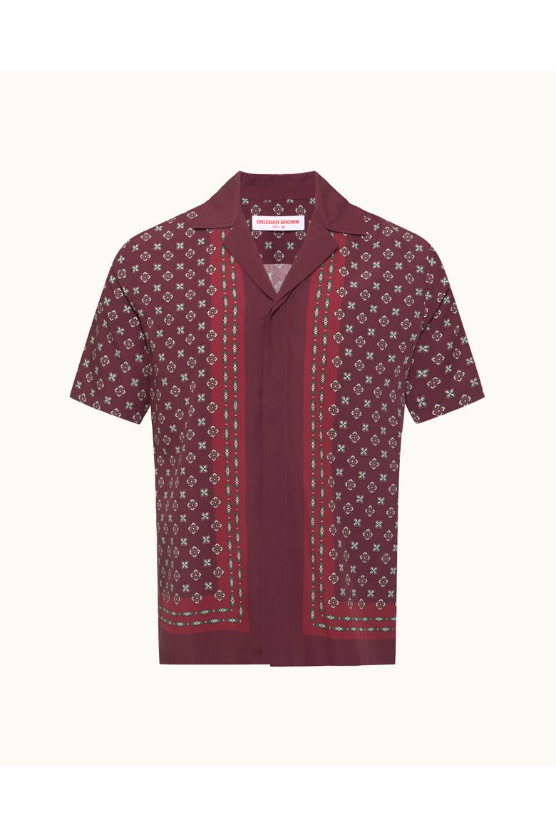 Maitan Relaxed-Fit Shirt, Alternate, color, Damson