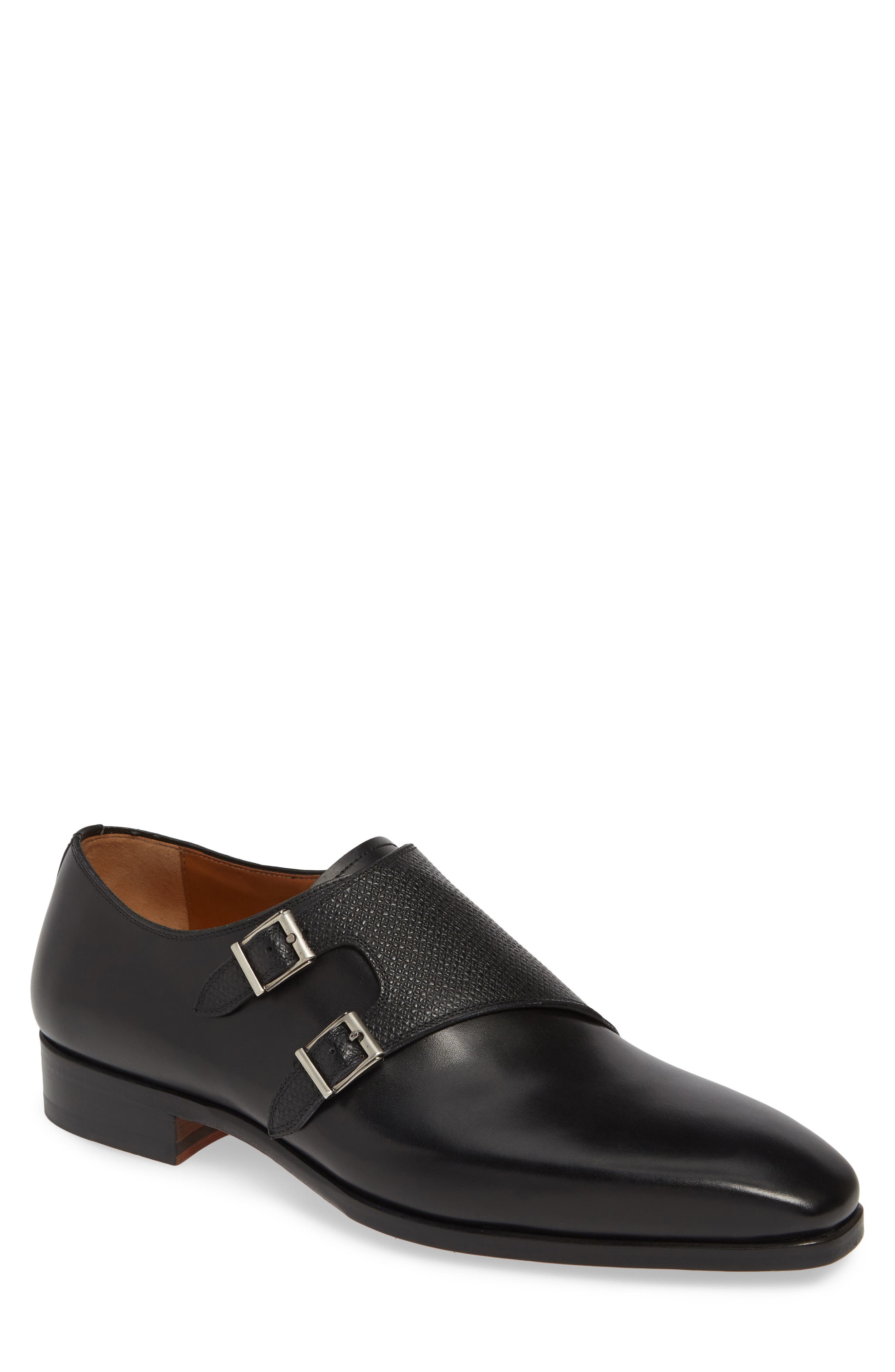 Magnanni Ezra Double Monk Strap Shoe, Main, color, 