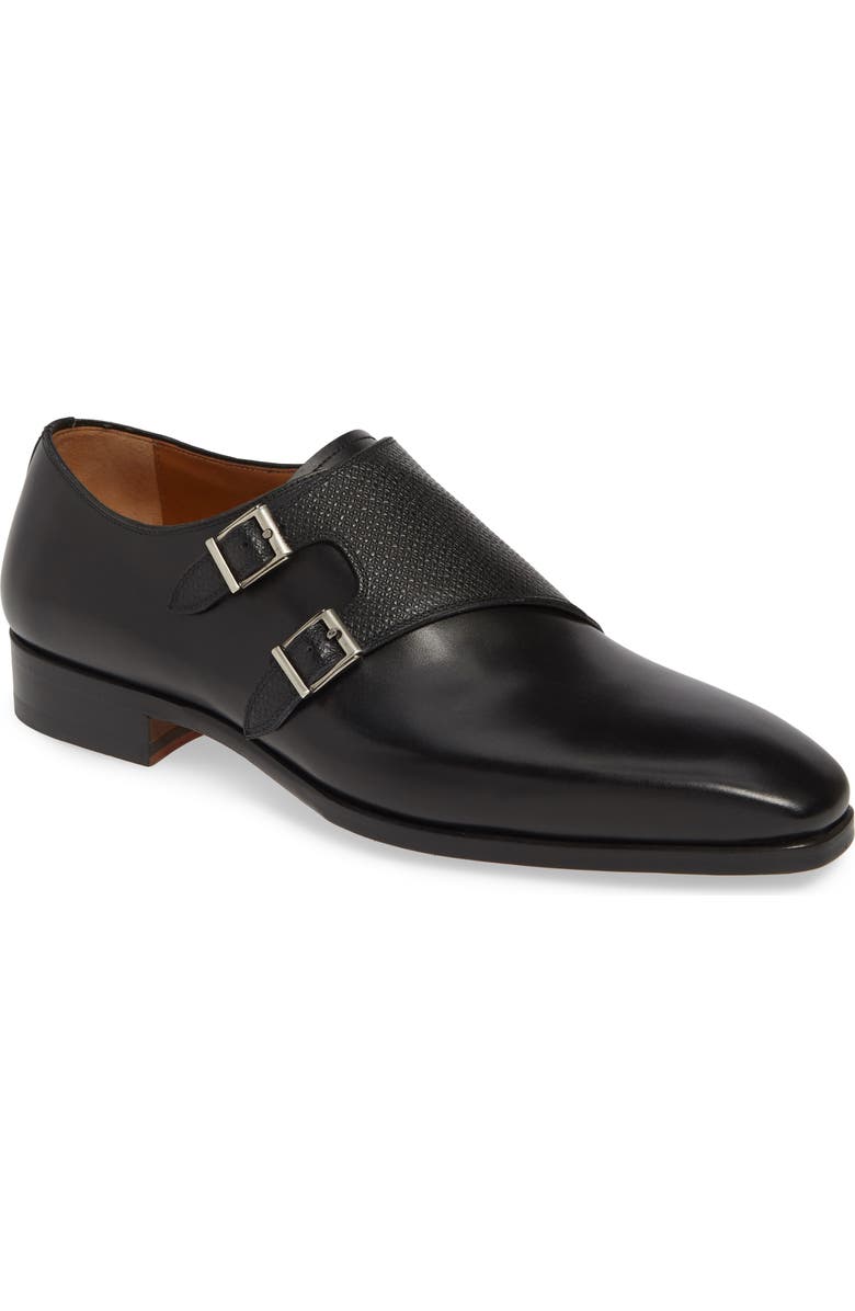Magnanni Ezra Double Monk Strap Shoe, Main, color,