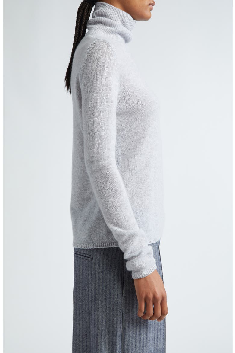 Cashmere Turtleneck Sweater, Alternate, color, GREY