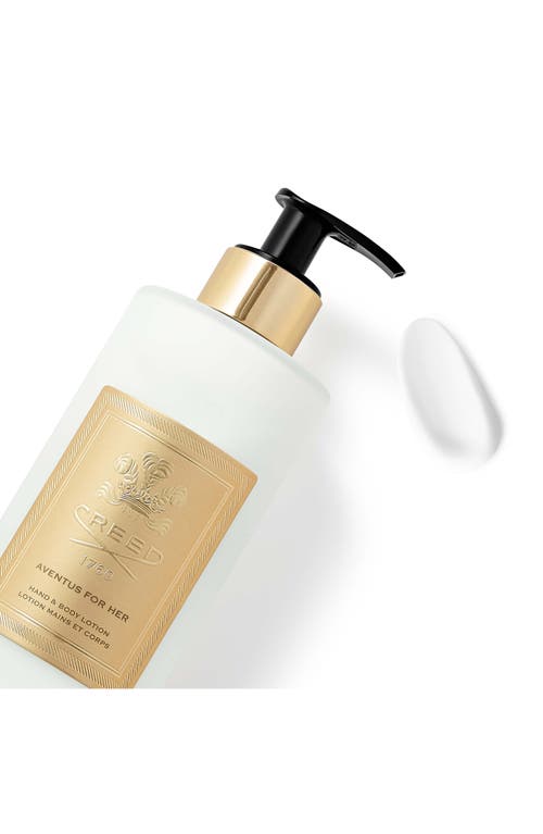 Creed Aventus For Her Hand & Body Lotion In Transparent
