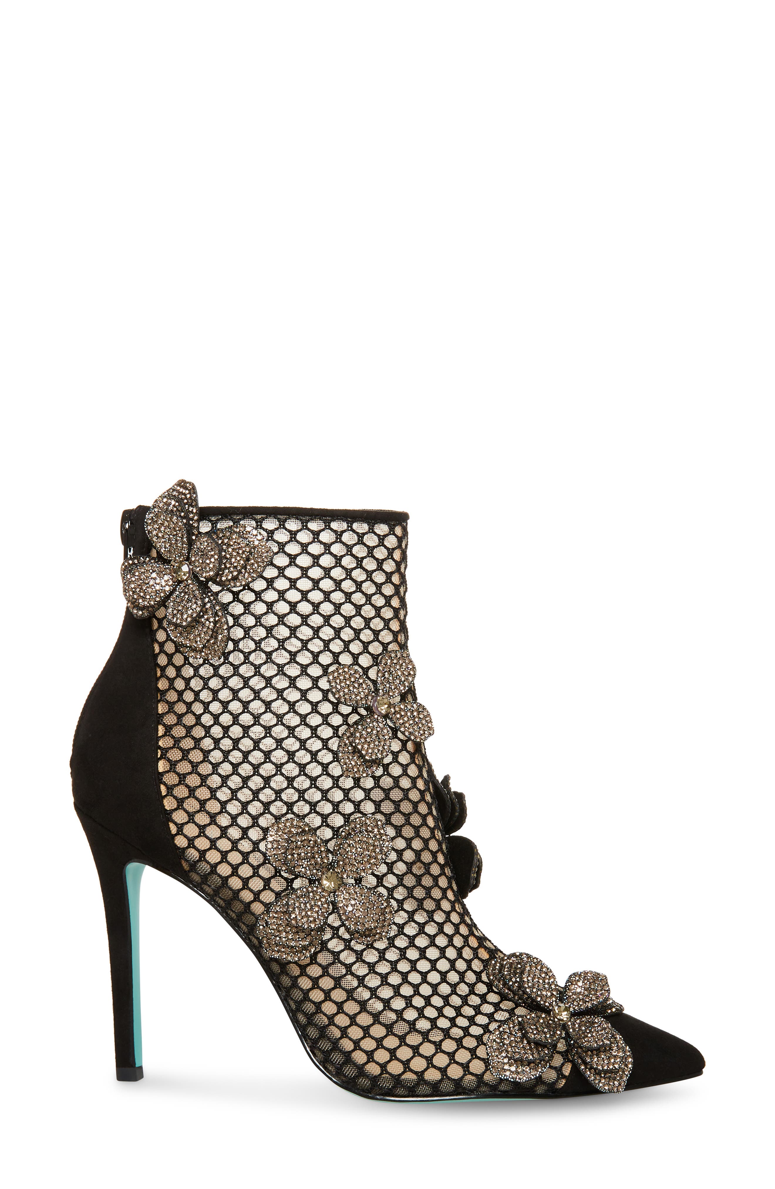 Betsey Johnson Ursa Pointed Toe Bootie, Alternate, color, 