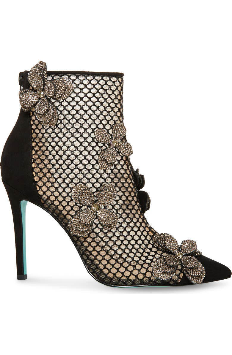 Betsey Johnson Ursa Pointed Toe Bootie, Alternate, color,