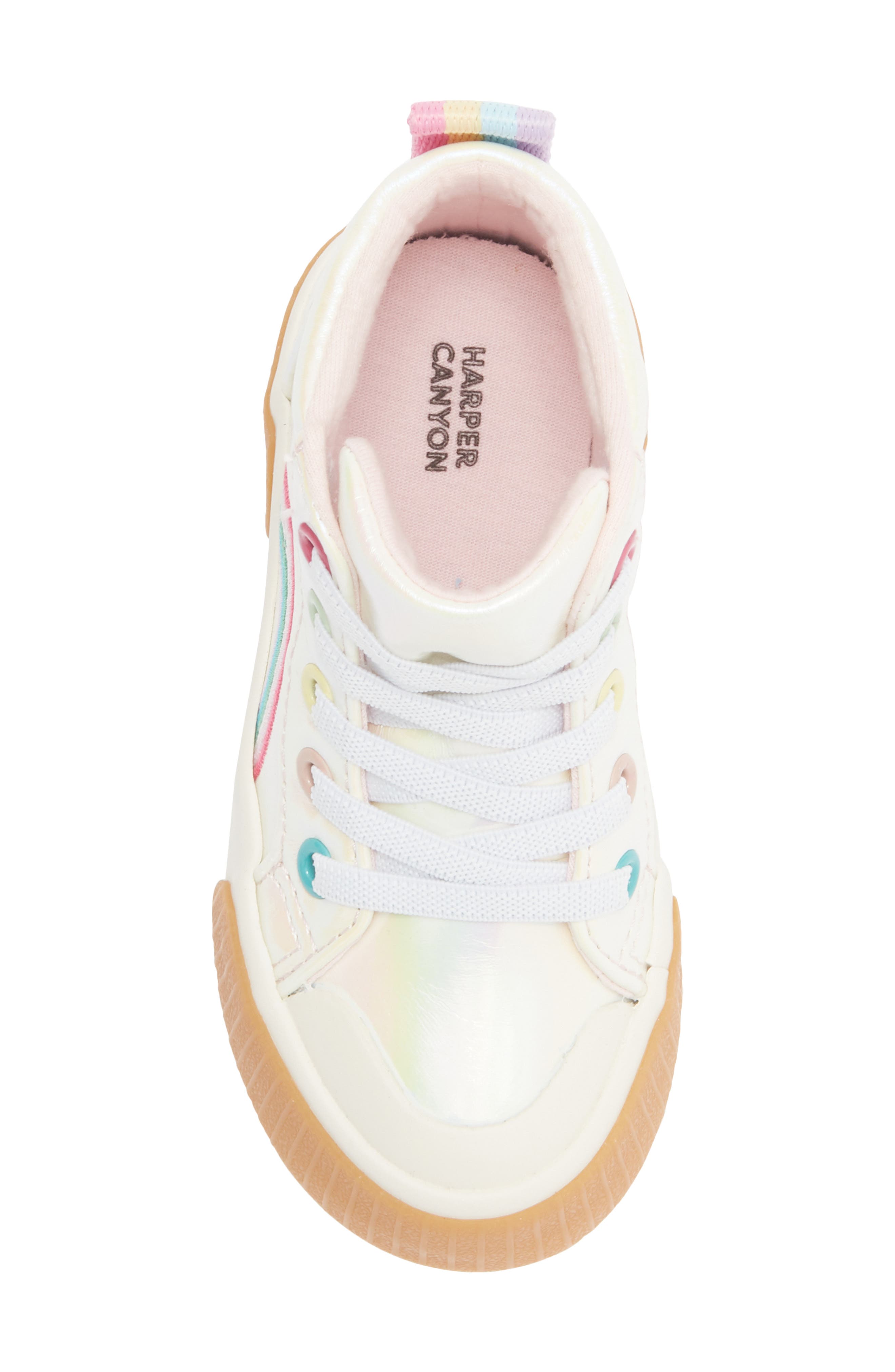 Harper Canyon Kids' Sutton Fruit Sneaker, Alternate, color, White Pearl