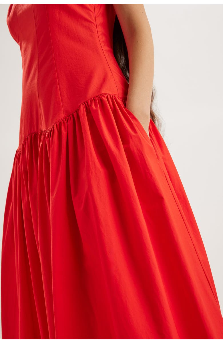 Merlette Garance Dress, Alternate, color, Cherry