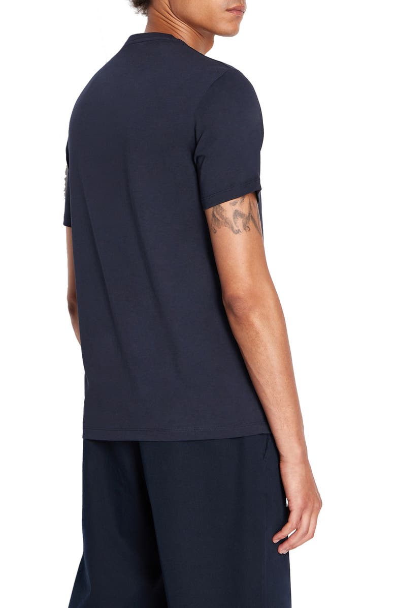 Armani Exchange Shine Logo Pima Cotton Graphic T-Shirt, Alternate, color,