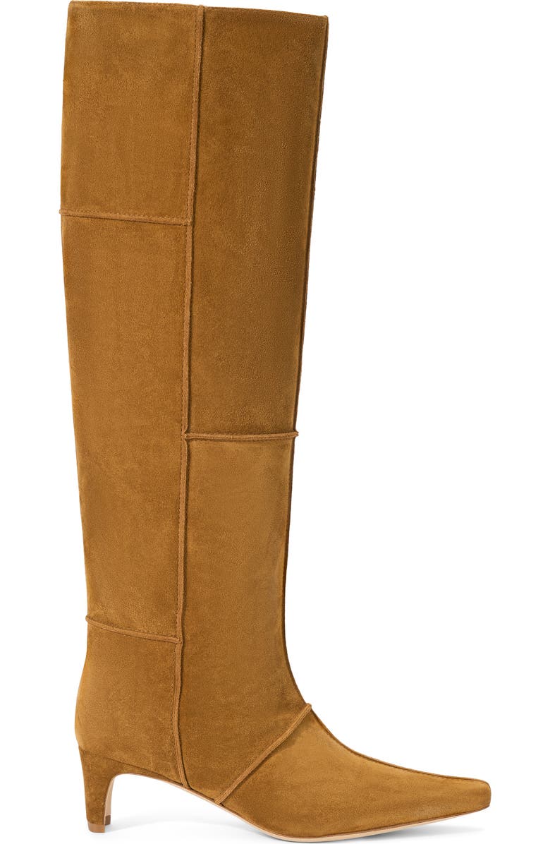 STAUD Wally Knee High Boot, Alternate, color, Tan