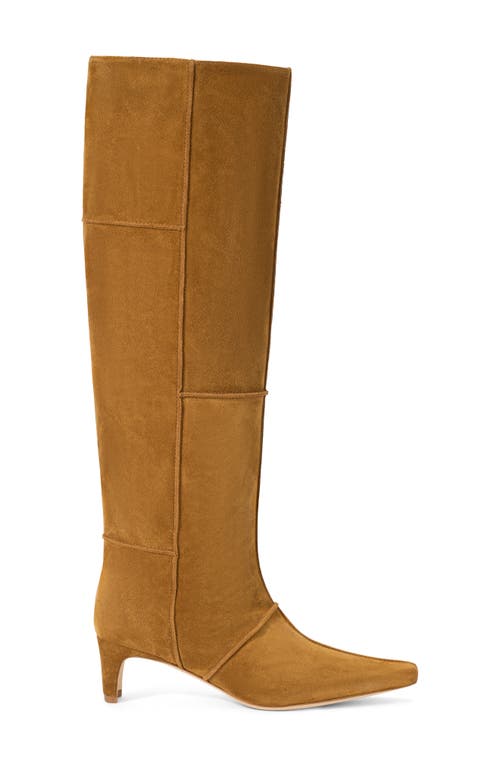 Staud Wally Knee High Boot In Brown