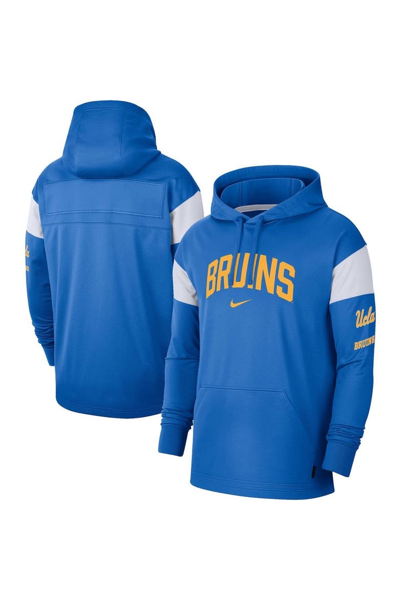 Men's Nike Blue UCLA Bruins Jersey Performance Pullover Hoodie, Main, color, Blue