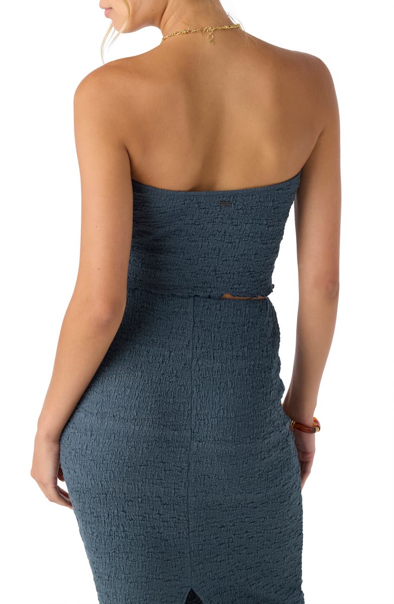 O'Neill Terra Smocked Crop Tube Top, Alternate, color,