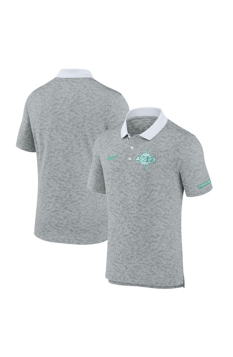 Nike Men's Nike  Gray 2023 MLB All-Star Game Fashion Polo, Main, color, 