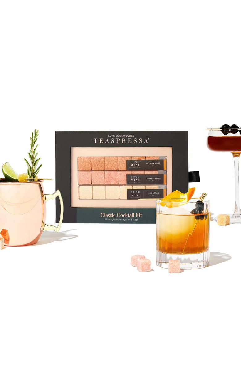 Teaspressa 18-Piece Luxe Spirits Instant Cocktail Sugar Cube Set, Alternate, color,