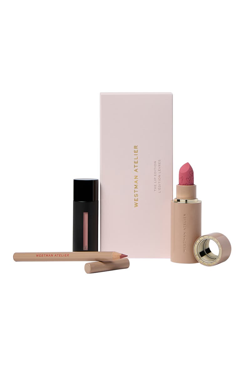 The Lip Edition Set $122 Value, Main, color, ROSE/ CHOU CHOU/ JE REVE
