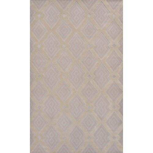 Jonathan Y Duwun High-low Pile Ogee Trellis Tone-on-tone Indoor/outdoor Area Rug In Beige/gray
