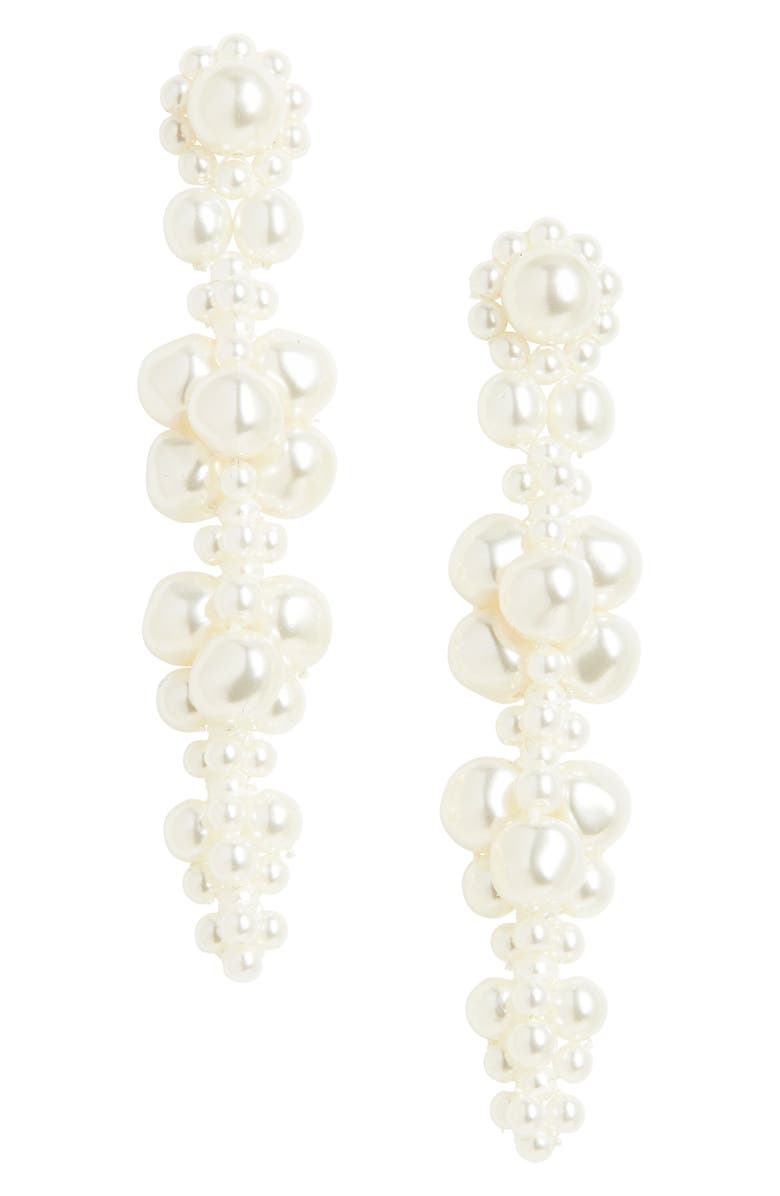 Simone Rocha Resin Drip Earrings, Main, color,