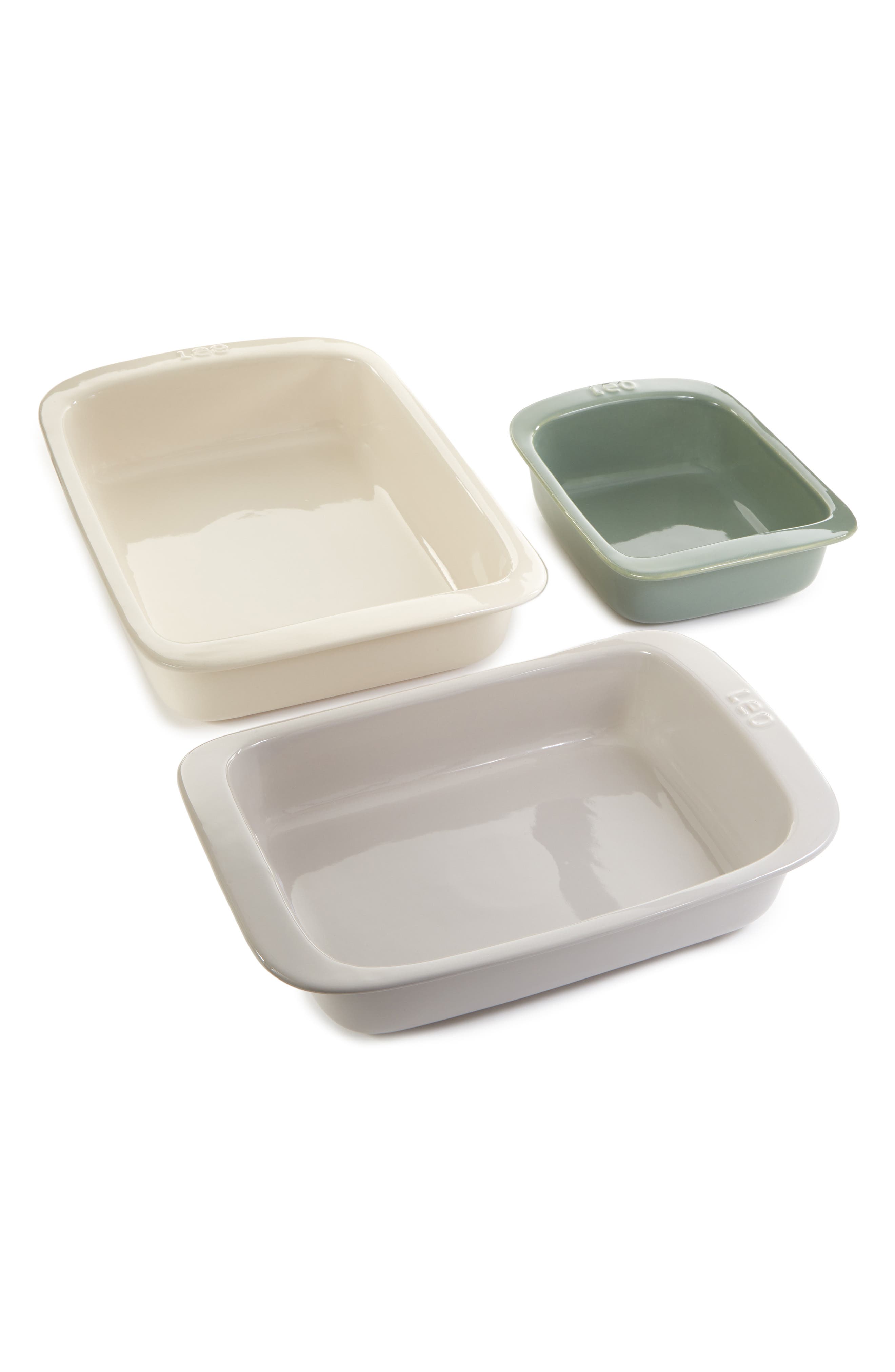 BergHOFF 3-Piece Ceramic Bakeware Set