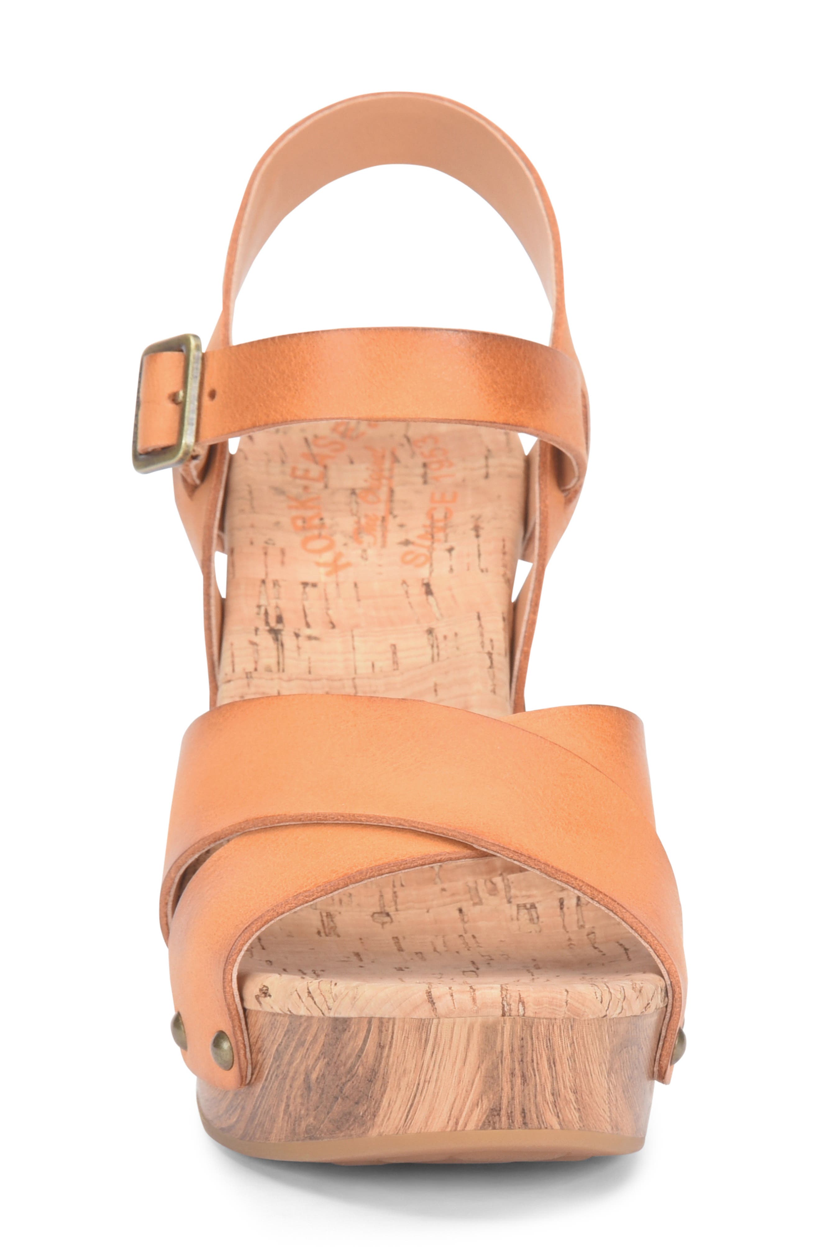 Kork-Ease<sup>®</sup> Drew Platform Sandal, Alternate, color, Light Orange