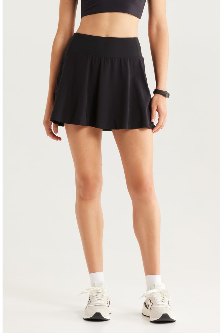 All Sport High Waist Skirt, Main, color, BLACK