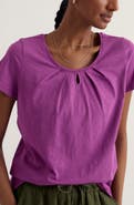 Seasalt Cornwall Appletree Keyhole Organic Cotton T-Shirt