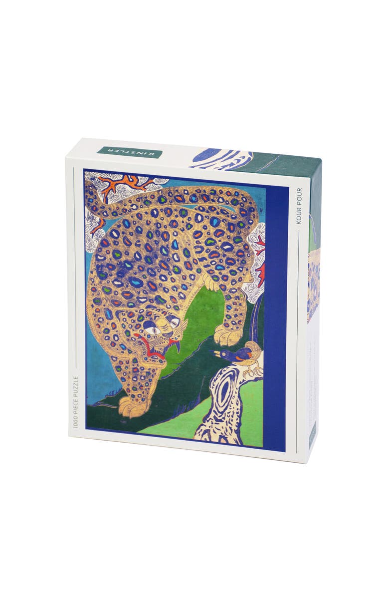 Kinstler Peacock Tiger 1000 Piece Jigsaw Puzzle, Main, color, Multicolored
