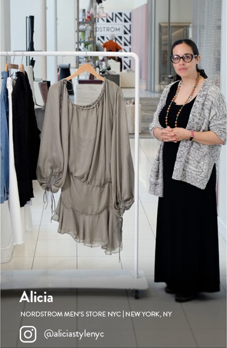 Wilhelmina Off the Shoulder Long Sleeve Dress, sales video thumbnail