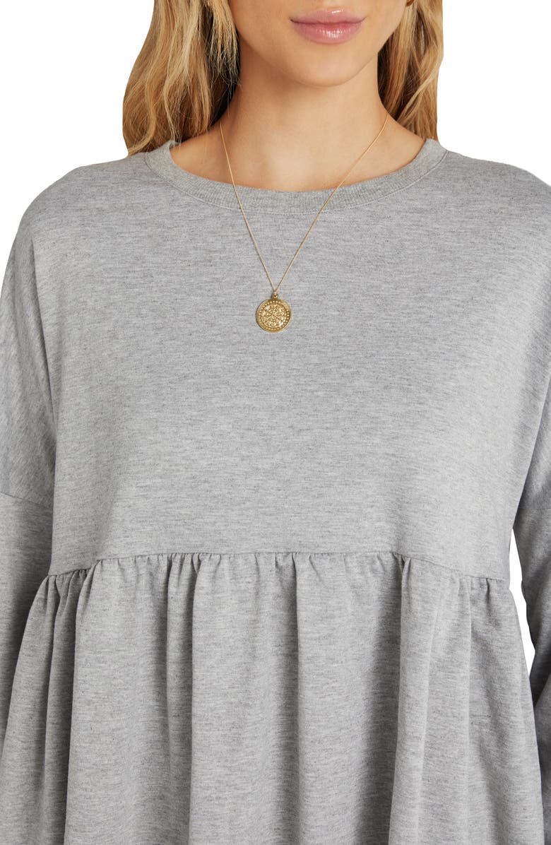 VICI Collection Babydoll Long Sleeve Knit Top, Alternate, color, 