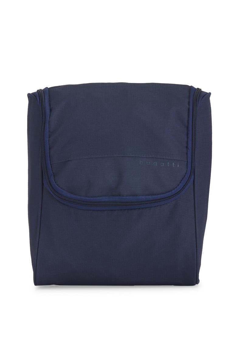 bugatti Uptown Essentials Hanging Toiletry Bag, Main, color, Navy