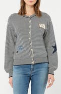 Weekend Max Mara Teiera Stripe Cotton Blend Cardigan