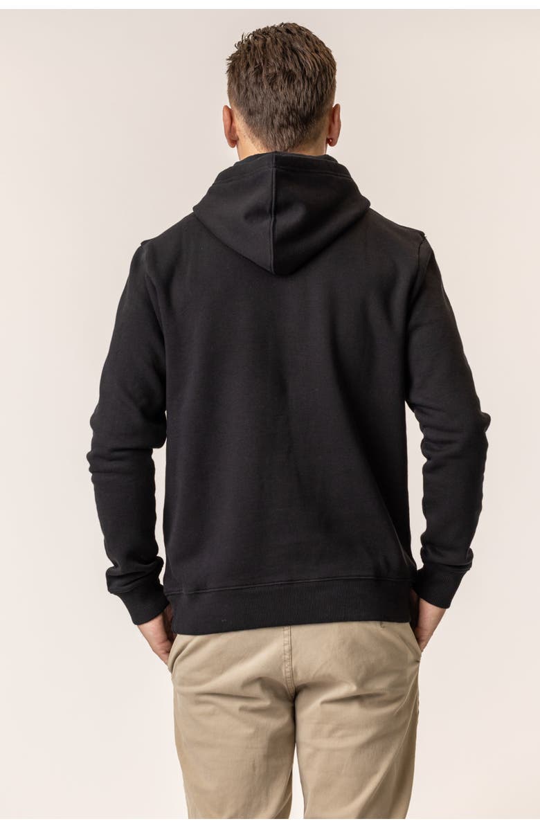 Vottera Organic Cotton Pullover Hoodies, Alternate, color, Black