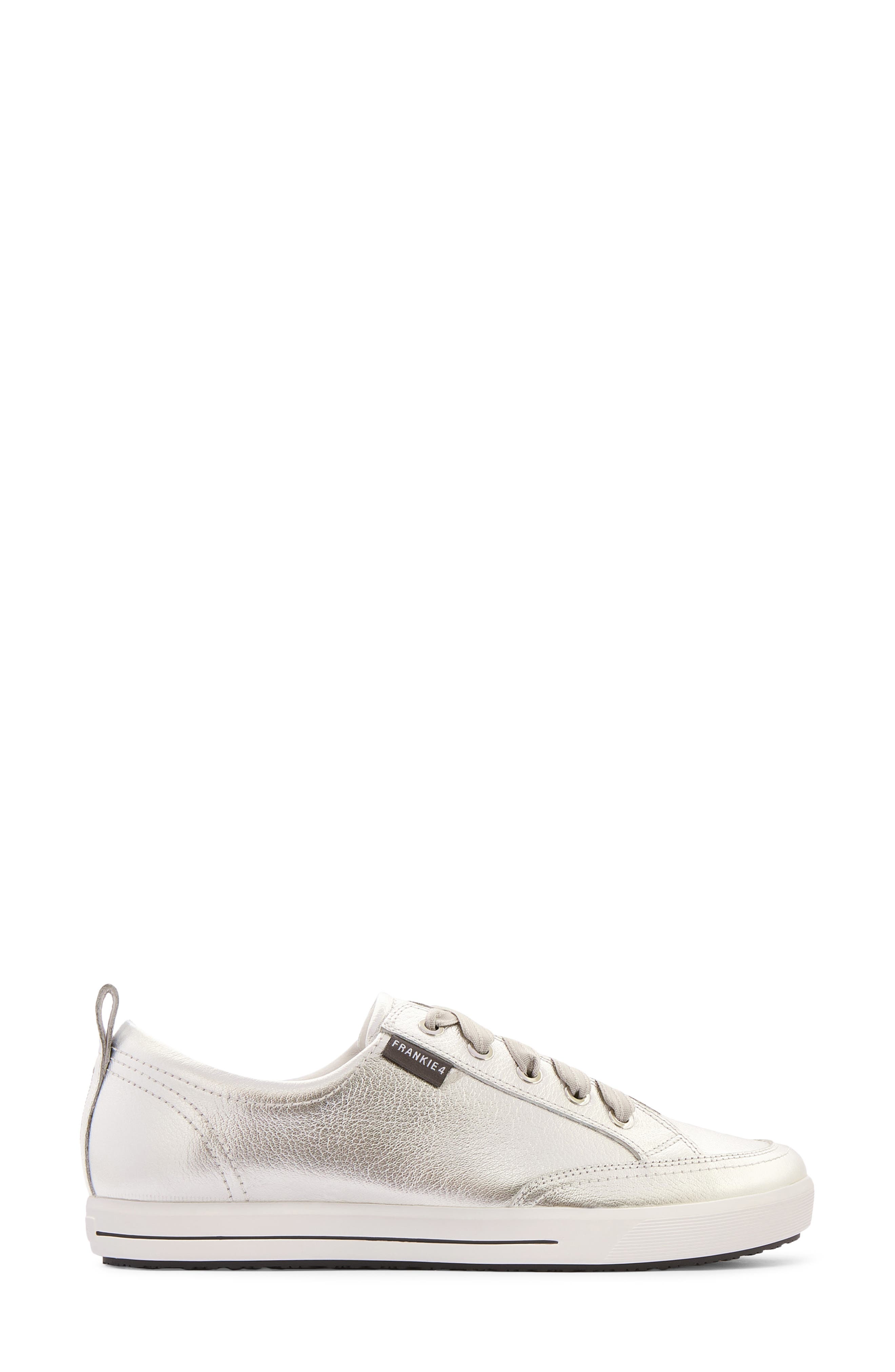 Ellie V Sneaker, Alternate, color, SILVER TUMBLED