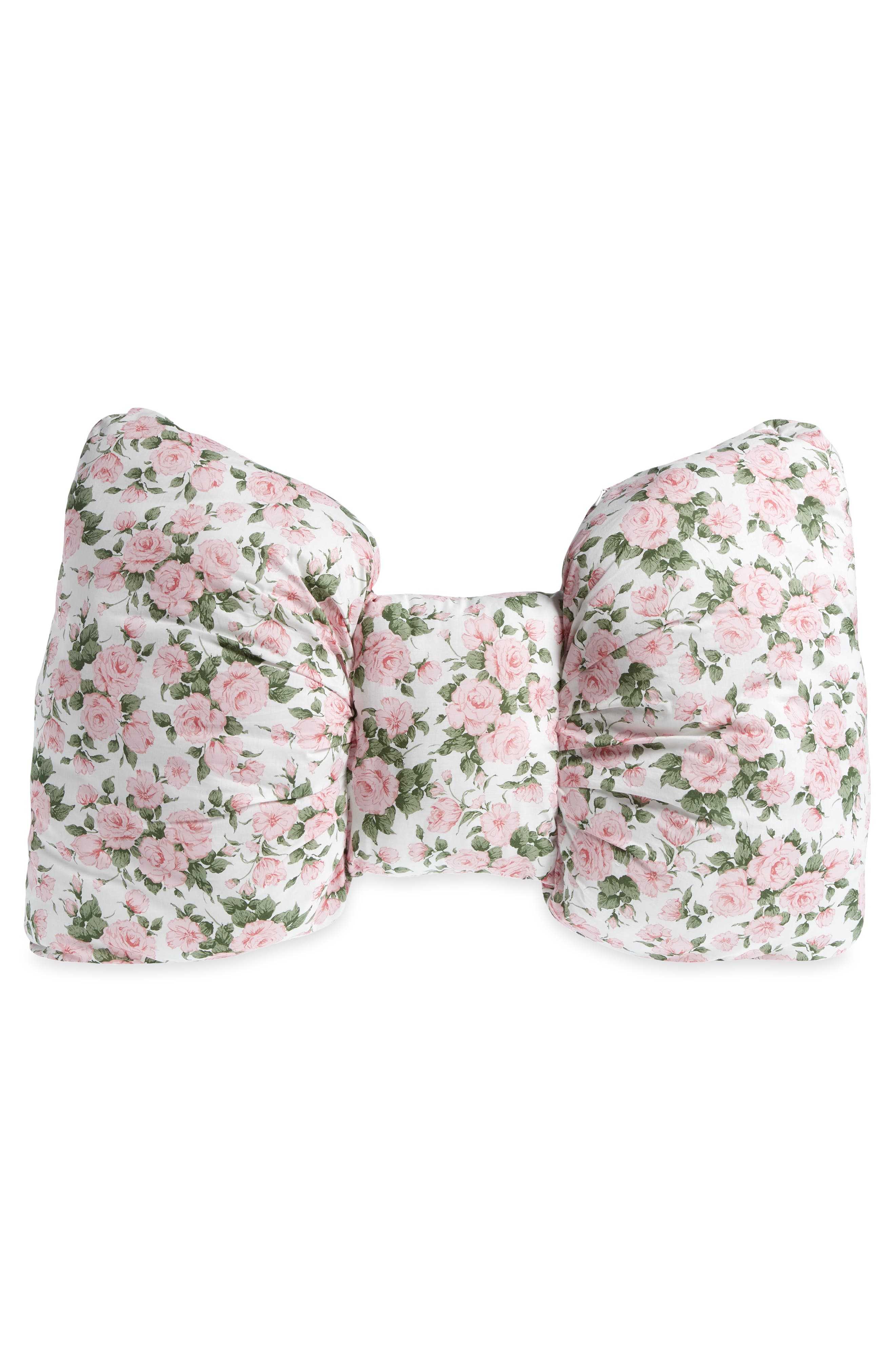 Dauphinette x Liberty London Carline Rose Puffy Bow Clutch, Alternate, color, 