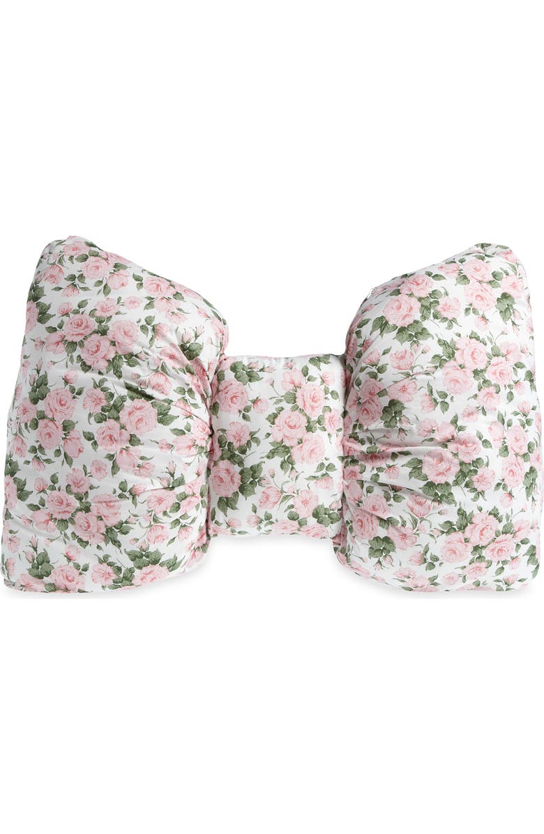 Dauphinette x Liberty London Carline Rose Puffy Bow Clutch, Alternate, color,