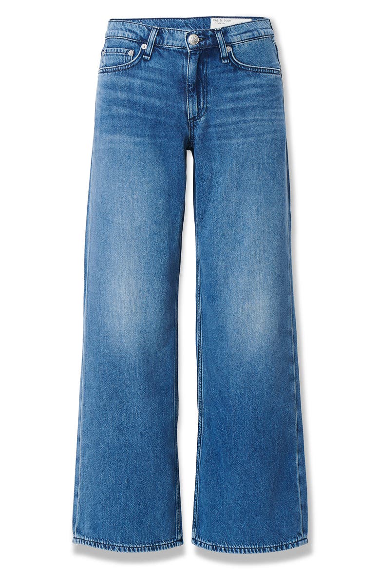 Cam Featherweight Low Rise Relaxed Straight Jeans, Alternate, color, RIVER