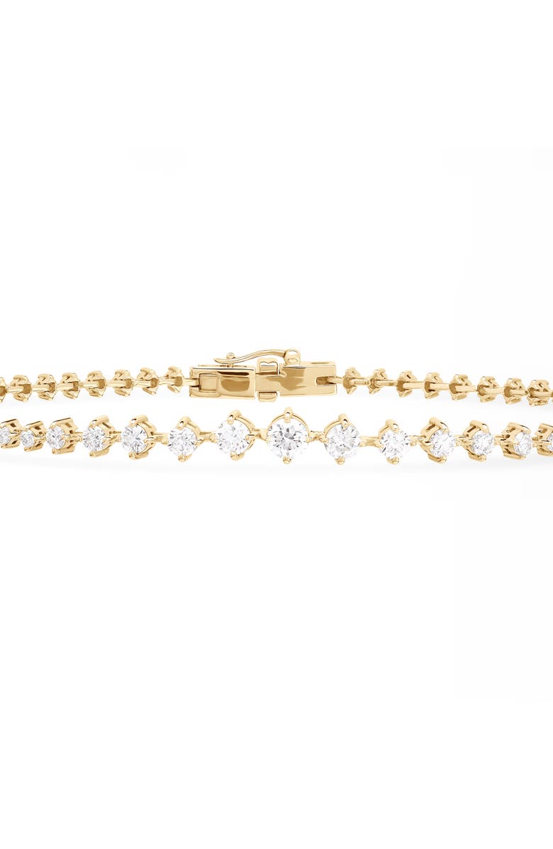 LANA 14K Gold Graduated Diamond Tennis Bracelet, Alternate, color, Yellow