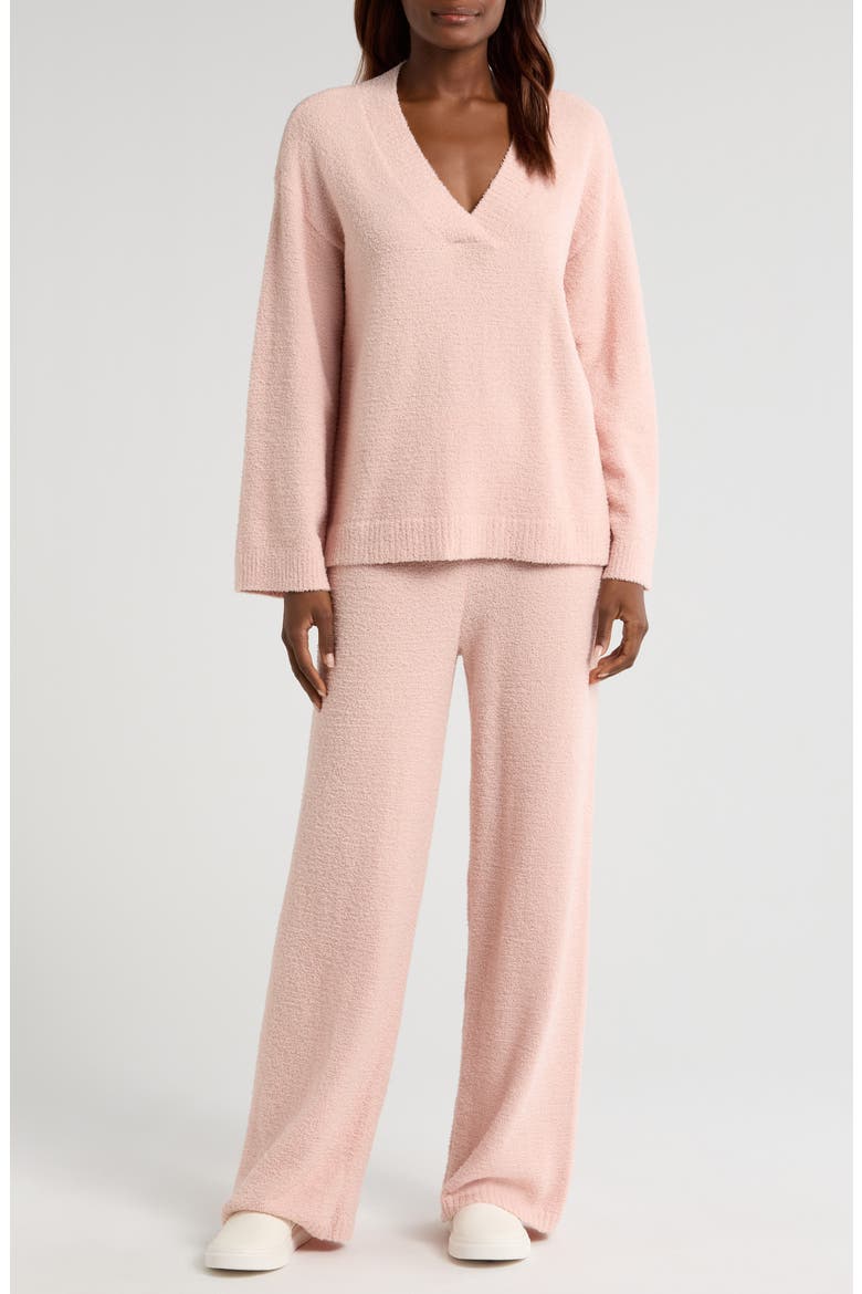 So Soft Sweater & Lounge Pants Set, Alternate, color, PINK SMOKE