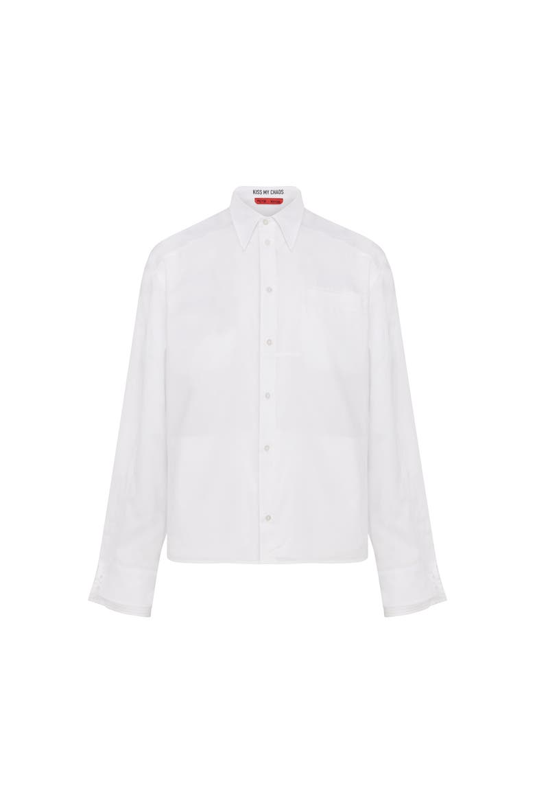 Daydreamers Woven Shirt With Double Cuff, Main, color, white