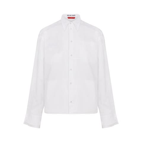 Pure Cotton Woven Shirt With Double Cuff