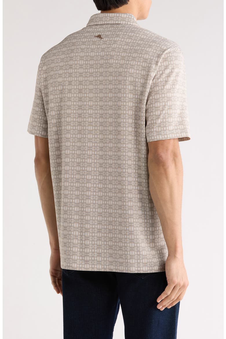 San Lucio Shibori Splash Supima® Cotton Blend Polo, Alternate, color, PONY TAUPE