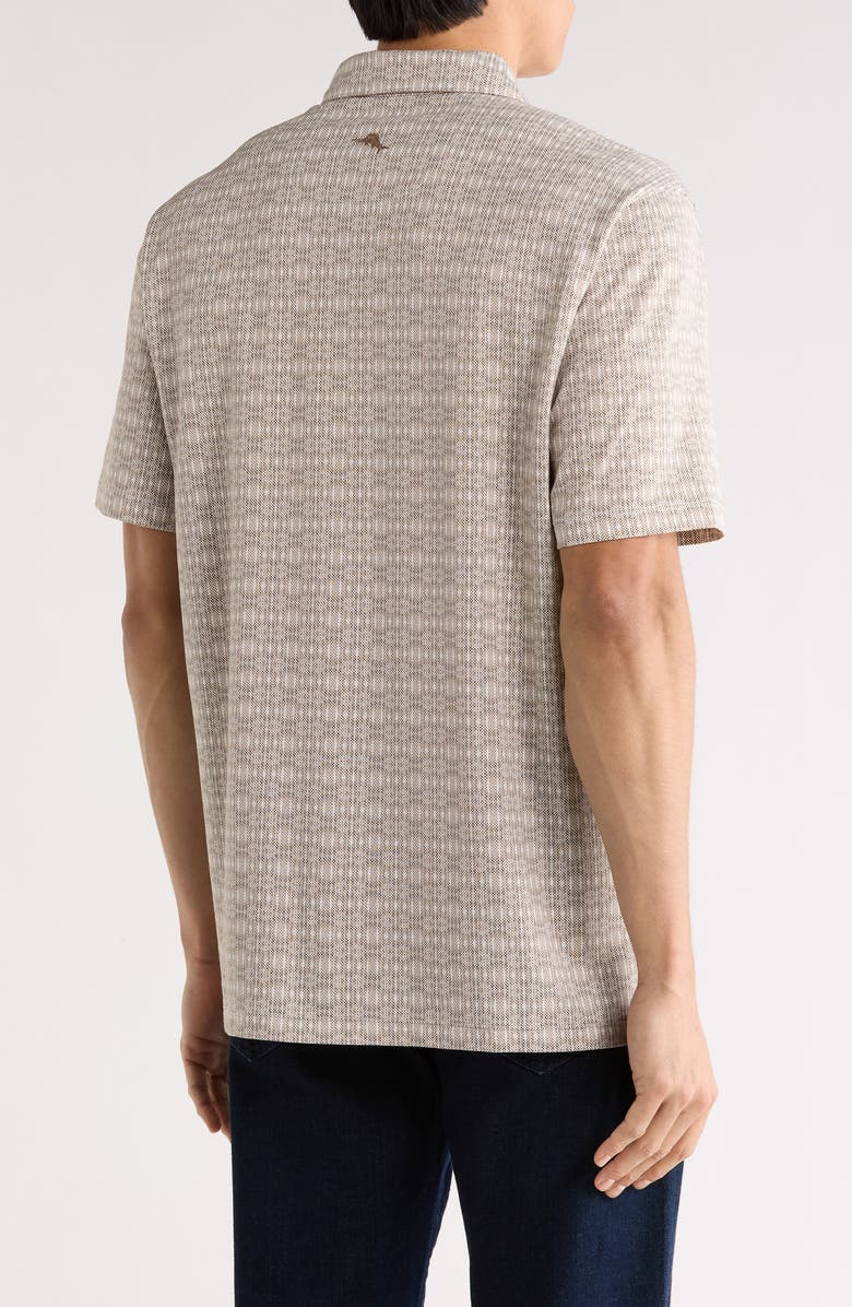 Tommy Bahama San Lucio Shibori Splash Supima<sup>®</sup> Cotton Blend Polo, Alternate, color, Pony Taupe