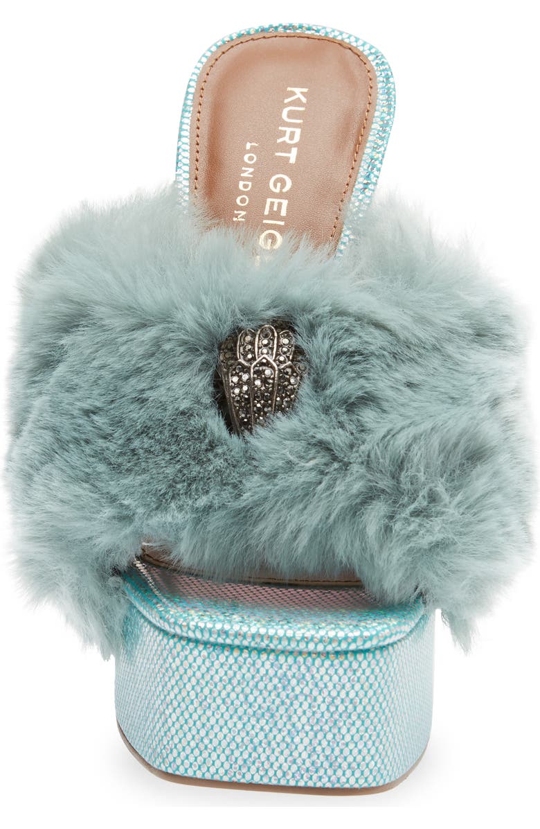 Kurt Geiger London Kensington Faux Fur Platform Sandal, Alternate, color,