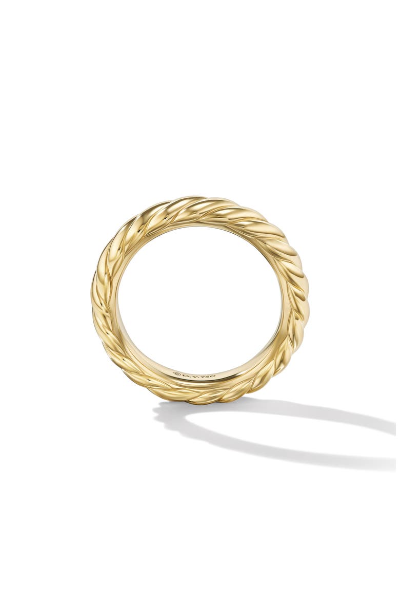 Sculpted Cable Band Ring, Alternate, color, 18K YELLOW GOLD