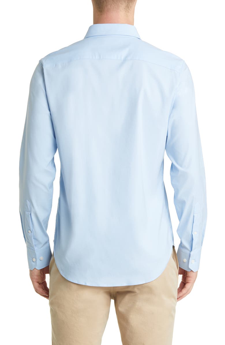 Bonobos Slim Fit Tech Button-Up Shirt, Alternate, color, Solid - Blue