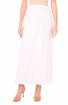 CeCe High Waist A-Line Maxi Skirt