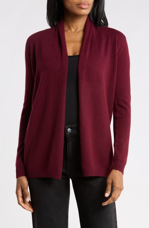 Cashmere Open Cardigan